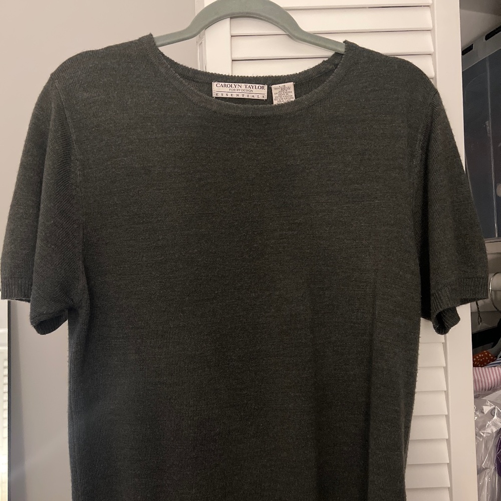 Carolyn Taylor Vintage Short Sleeve Sweater